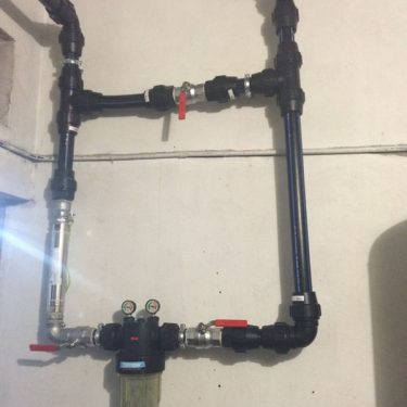 Descalcificador H40 con bypass en comunidad de vecinos Descalcificador H40 con bypass en comunidad de vecinos