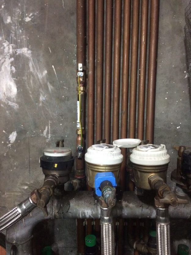 Descalcificador D12 en tubería de cobre